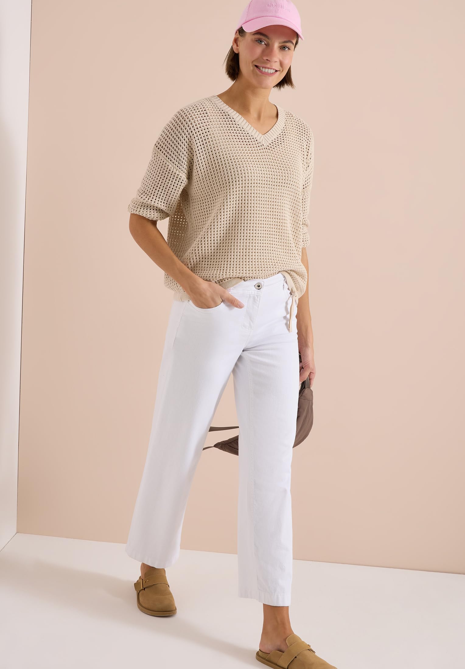 Cecil TOS_Crochet V-Neck