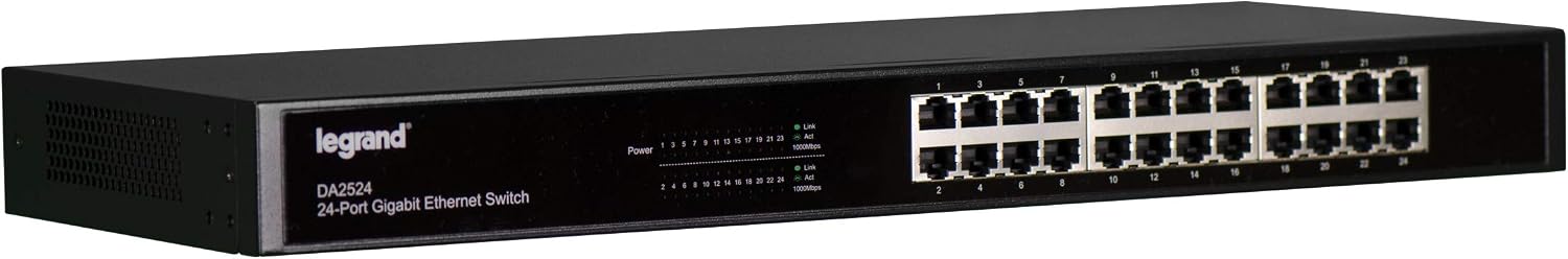 80% Off Discount Legrand - OnQ, Home Office & Theater, Network Switches, Gigabit Switch, 8 Port, DA1008
