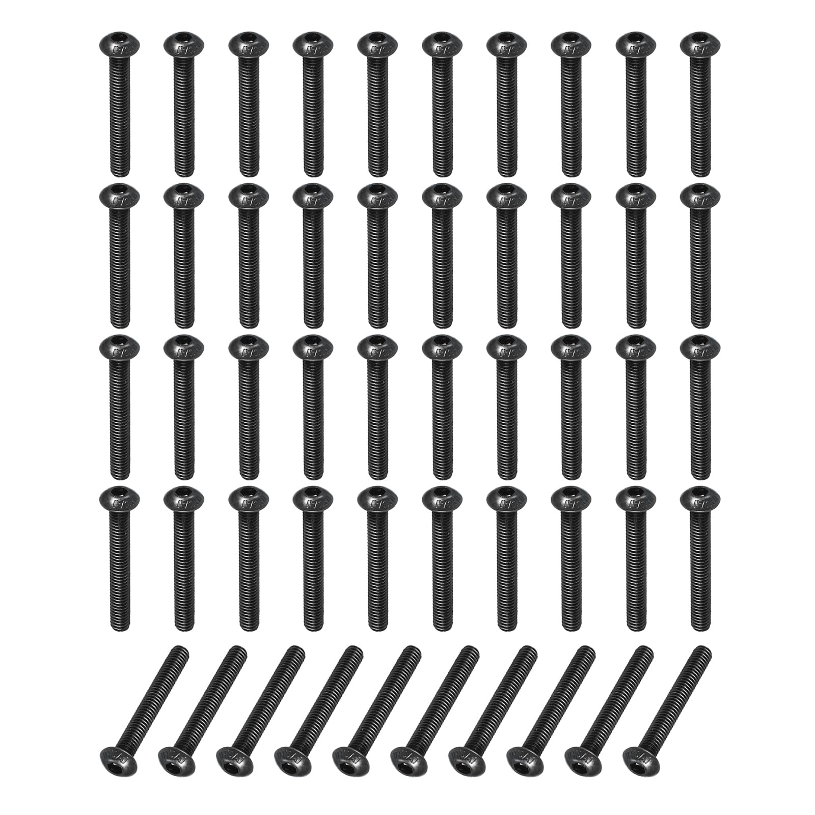 PATIKIL M4-0.7x32mm Button Head Socket Cap Bolts Screws