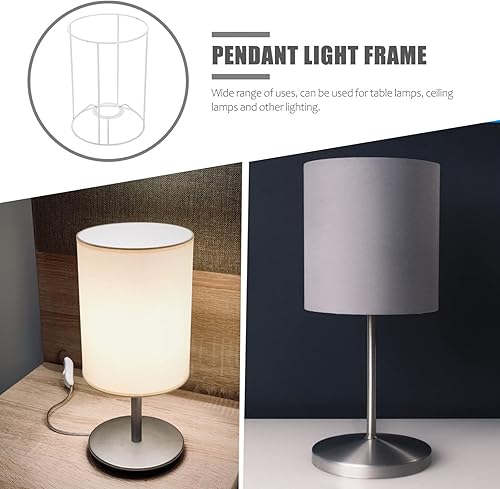 Miniatura 7 de Soporte de lámpara de techo, soporte de lámpara de techo, marco de lámpara de mesa de bricolaje, marco de lámpara de hierro, marco de luz de