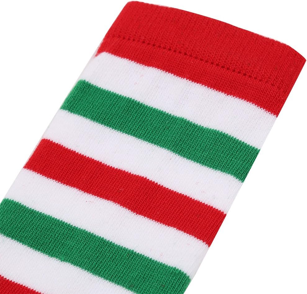 iiniim Infant Baby Girls Christmas Outfit Headbands with Leg Warmers Leggings Tights