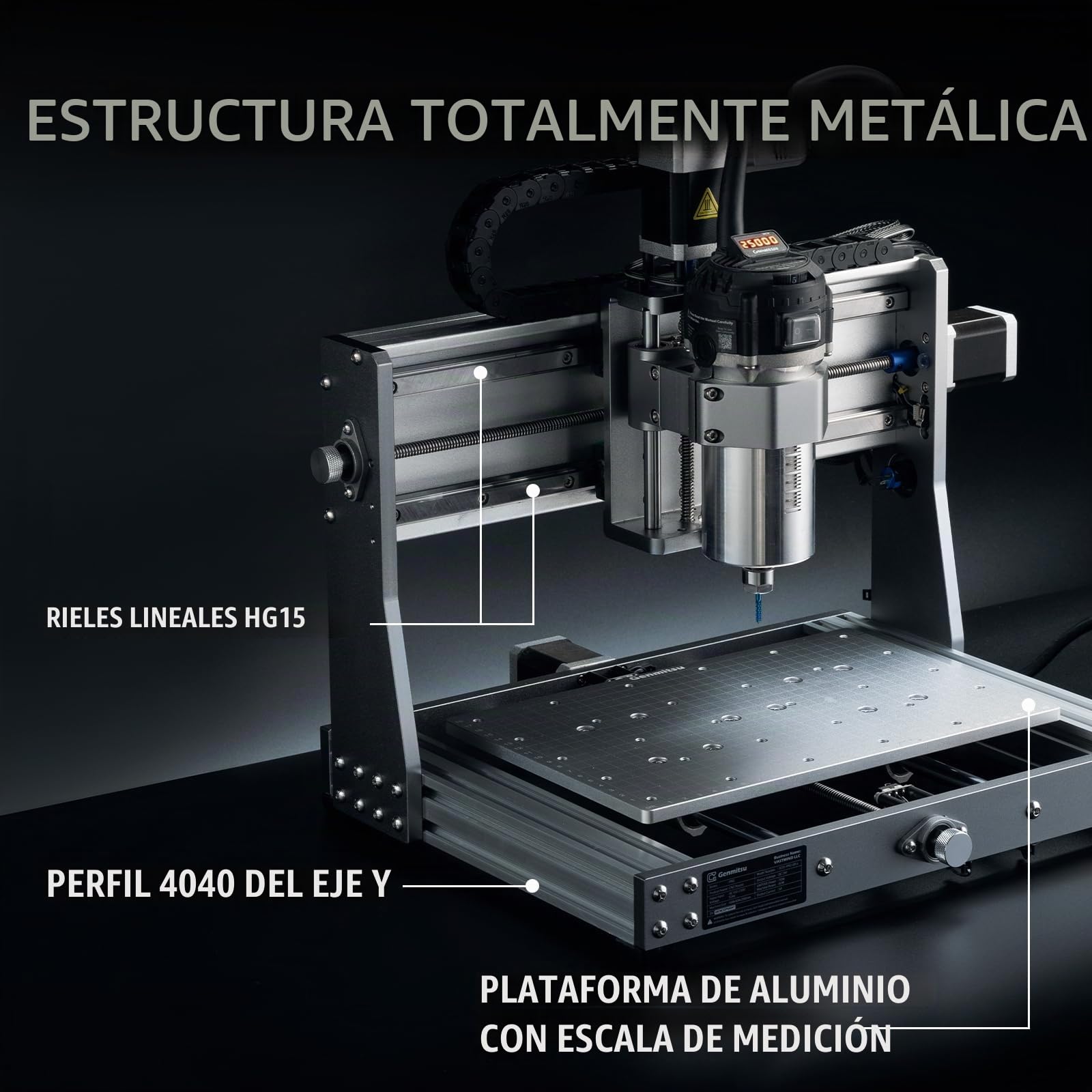 Genmitsu 3020-PRO Ultra Fresadora CNC+ MDF Grid Spoilboard