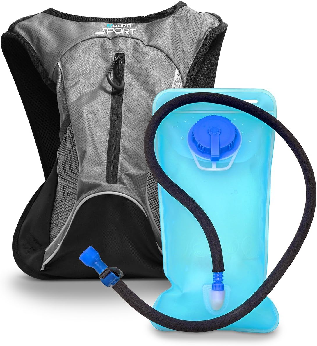 Aduro Sport Hydration Backpack [Hydro-Pro], 1.5L / 2L / 3L BPA Free Water Bladder, Unisex, Water Resistant, Durable, Light Weight, Adjustable Sizing