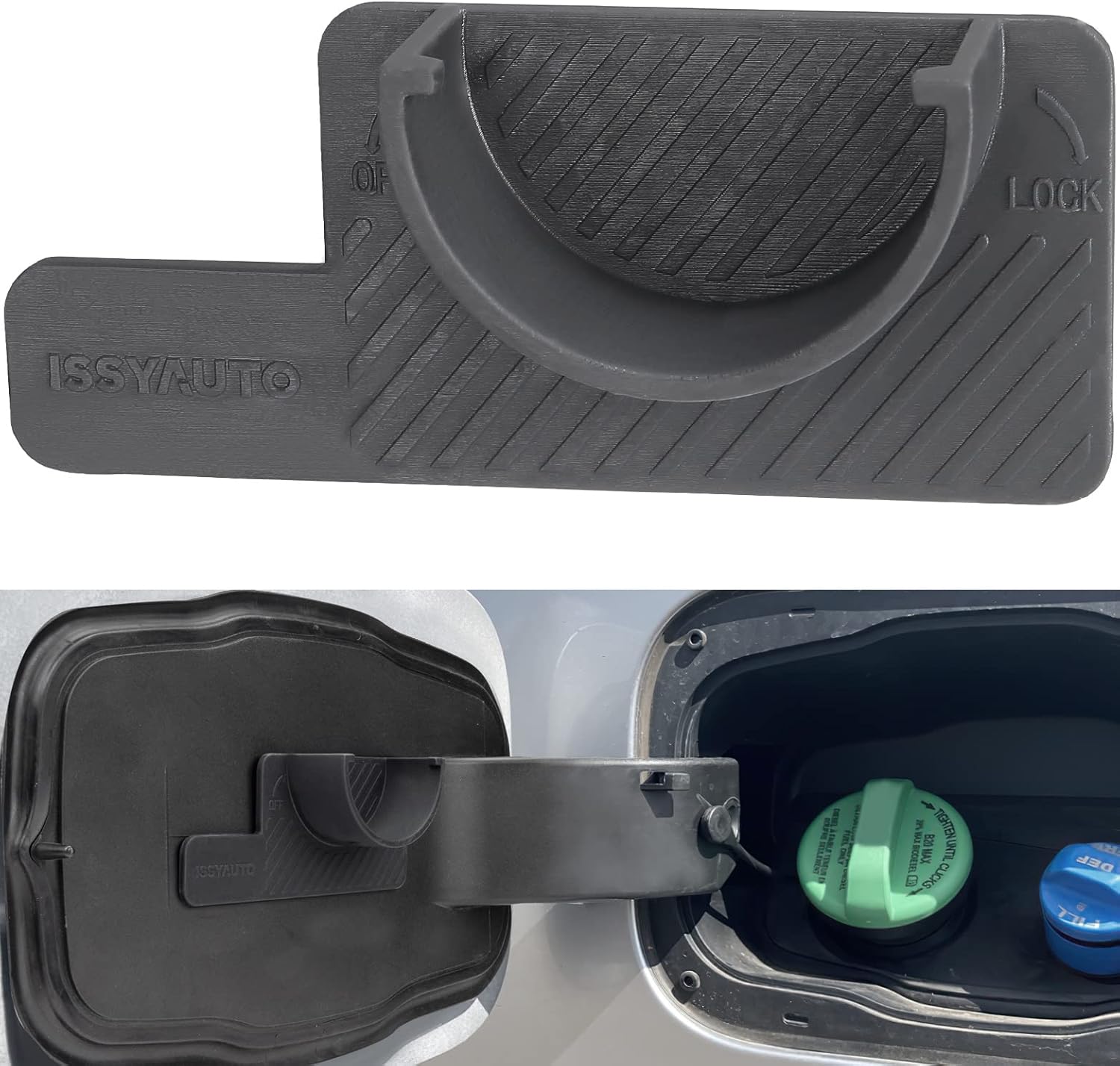 ISSYAUTO Gas Cap Holder Compatible with F250 F350 2017 2018