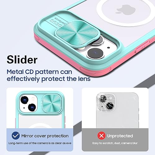 Miniatura 10 de Cyberowl Funda para iPhone 11 de 6.1 pulgadas, compatible con Magsafe con cubierta de cámara, protección de grado militar, resistente a los golpes,