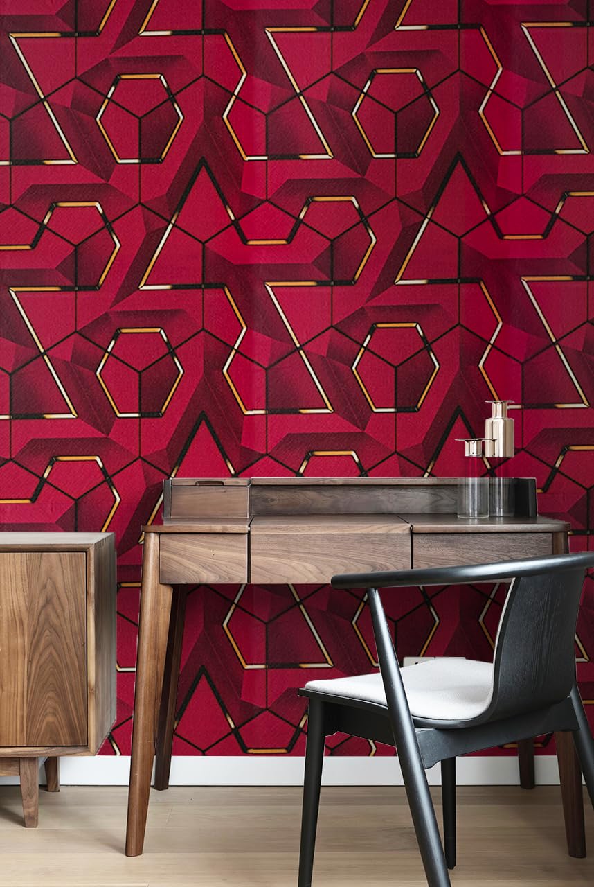 LUXURA CREATIONS Red and Yellow Strips Self Adhesive Wallpaper (1000X45CM) (B0D8HV8ZSC) Amazon Price History, Amazon Price Tracker