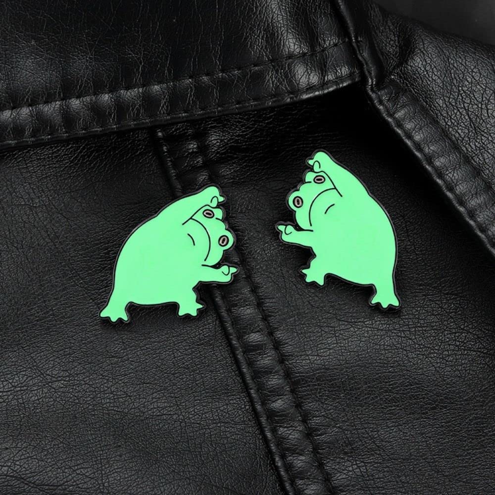 City Frog Broche En émail Personnalisé Drôle Animal Broches