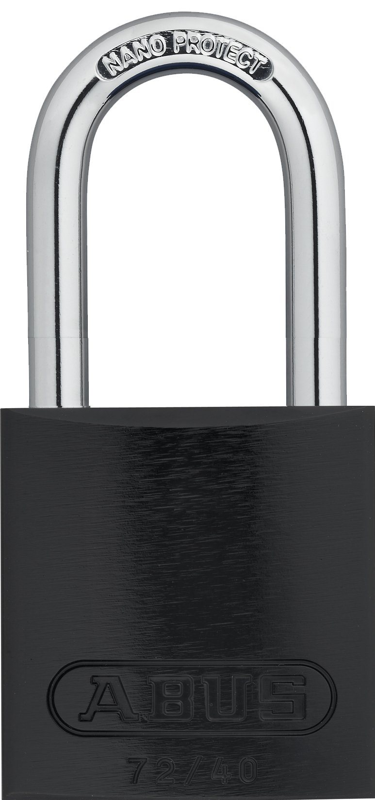 Cadenas de sécurité Abus 72HB/40 en aluminium noir à clés identiques