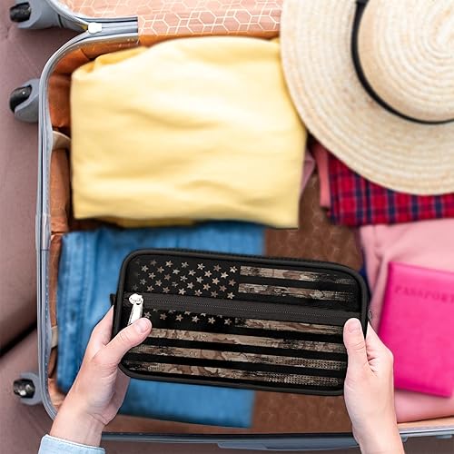 Miniatura 7 de Pardick Neceser de viaje para mujeres y hombres, ligera, organizador de maquillaje, bolsa de afeitado impermeable, kit de Dopp con gran capacidad