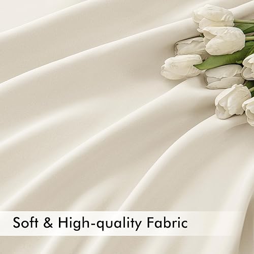 Miniatura 33 de MIULEE Cortinas Opacas de Pestaña Trasera Verde Salvia de 84 Pulgadas de Largo, Juego de 2 Paneles para Sala de Estar y Dormitorio, Privacidad