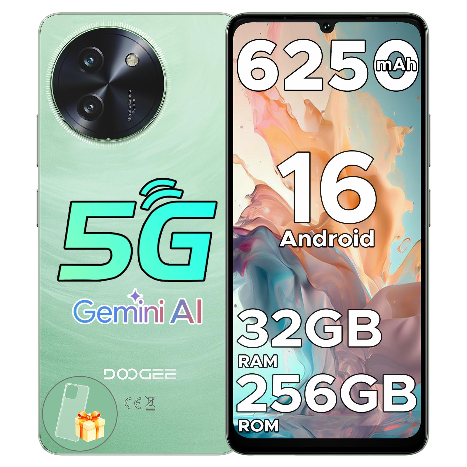 DOOGEE スマートフォン 6.75インチ 6250mAh　未開封品 DOOGEE スマートフォン 6.75インチ 6250mAh 未開封品