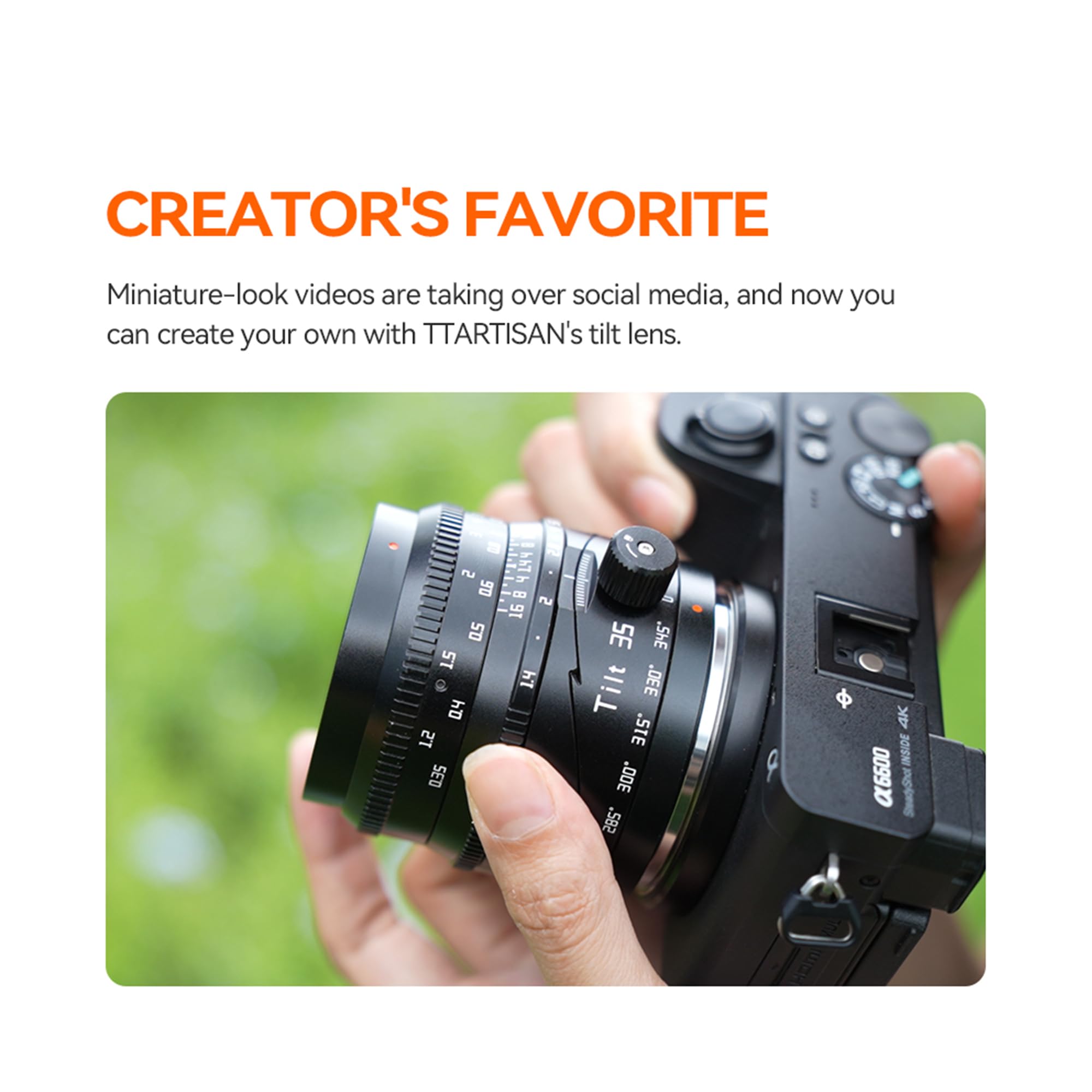 Amazon.co.jp: TTArtisan tilt 35mm f1.4 チルトレンズ ソニーE