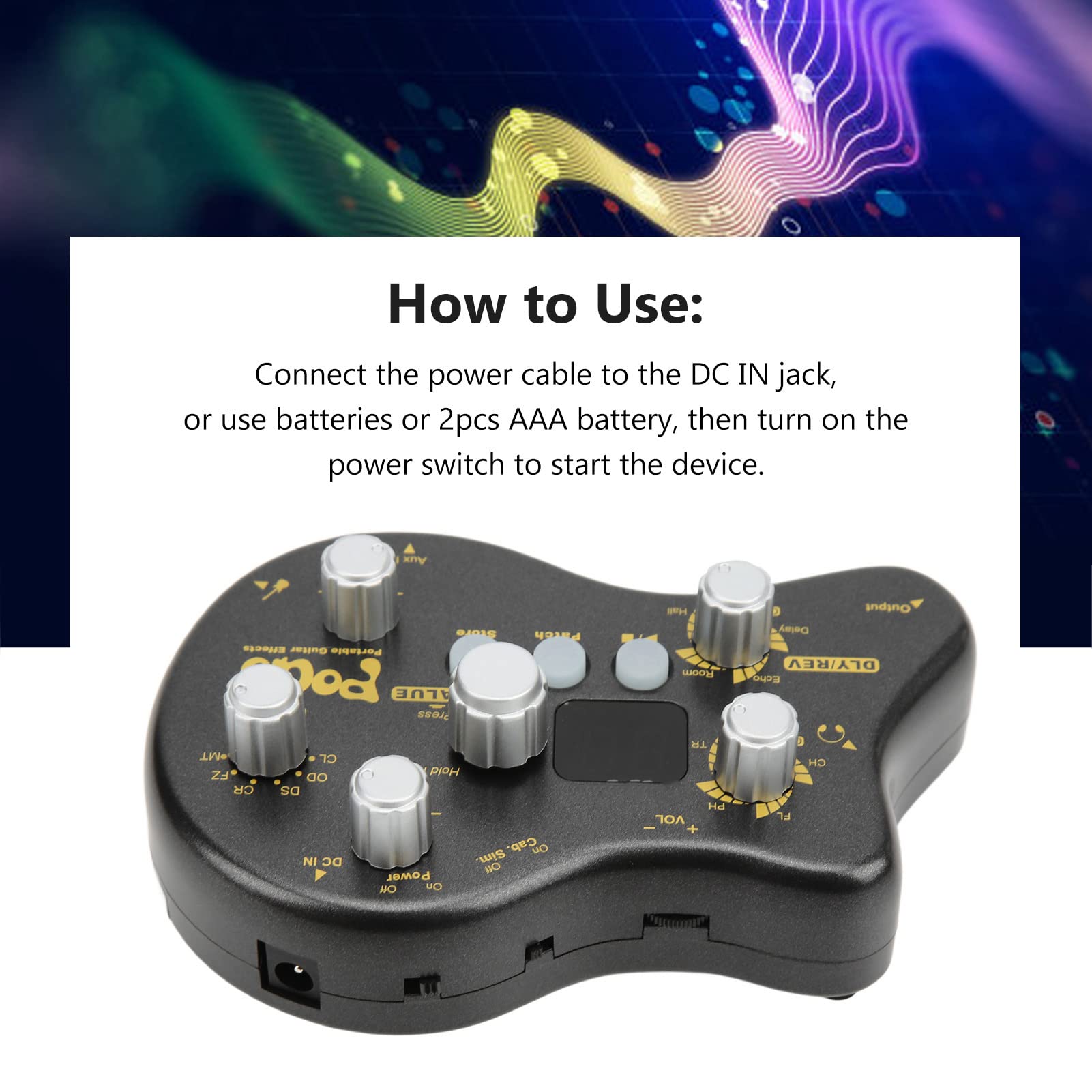 Processore Multieffetto per Chitarra Pedale Effetto Delay Pedale Effetto, Processore Multieffetto per Chitarra Chitarra e Basso Spartiti d'opera e Classica, Libri di Canzoni e