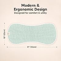 Vista 2 de 5 paquetes de paños de muselina para babero para bebé niño, niña - Paños de babero para bebé muy absorbentes, paños de muselina de algodón de bambú
