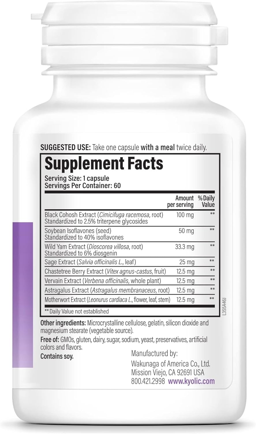 Kyolic Specialty Series Estro-Logic, for Optimal Estrogen Balance*, 60 Capsules