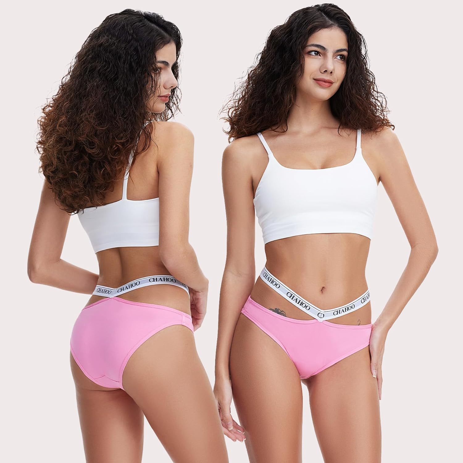 Thongs for Women Pack G String Thongs for Women Cotton Thong Underwear Sexy Soft T-back Underwear women 5 Pack - Image 2