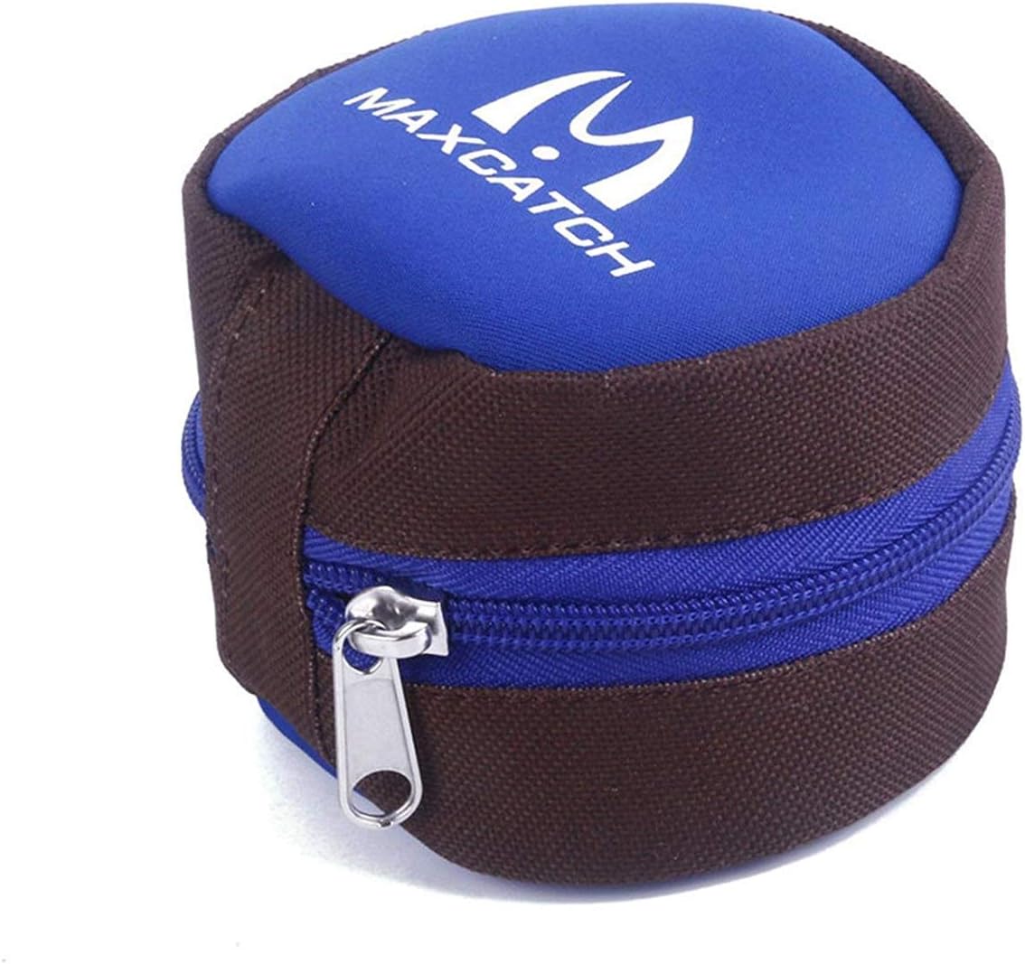 MAXIMUMCATCH Maxcatch 2 PCS Fly Fishing Reel Pouch, Neoprene Conventional Fishing Reel Cover/Case (Fly Reel Cover-Zipper 2PCS)