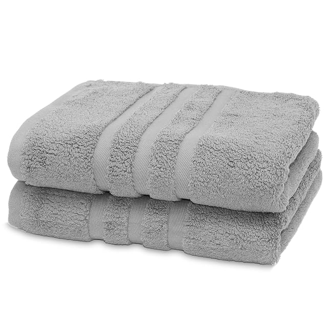 kimteny 100 Persent Cotton Premium Hand Towels Set of 2 16 x 32 inches 600GSM Cotton Thick Towel