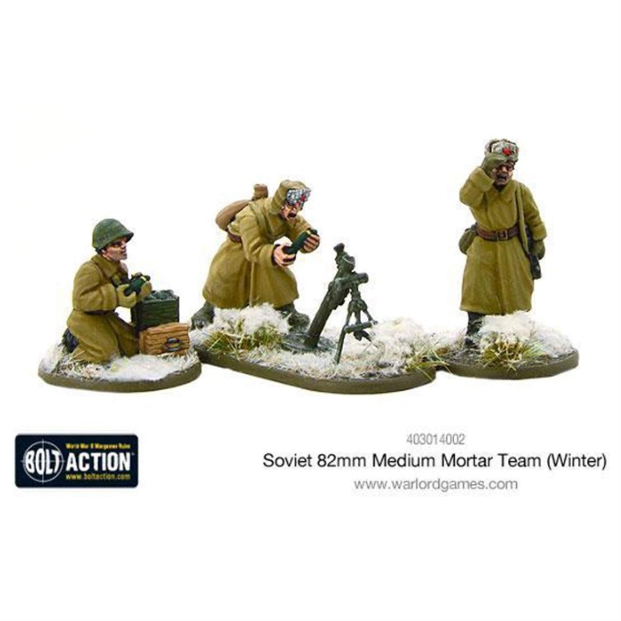 Amazon.com: Bolt Action Warlord Games, Soviet 82mm Medium Mortar