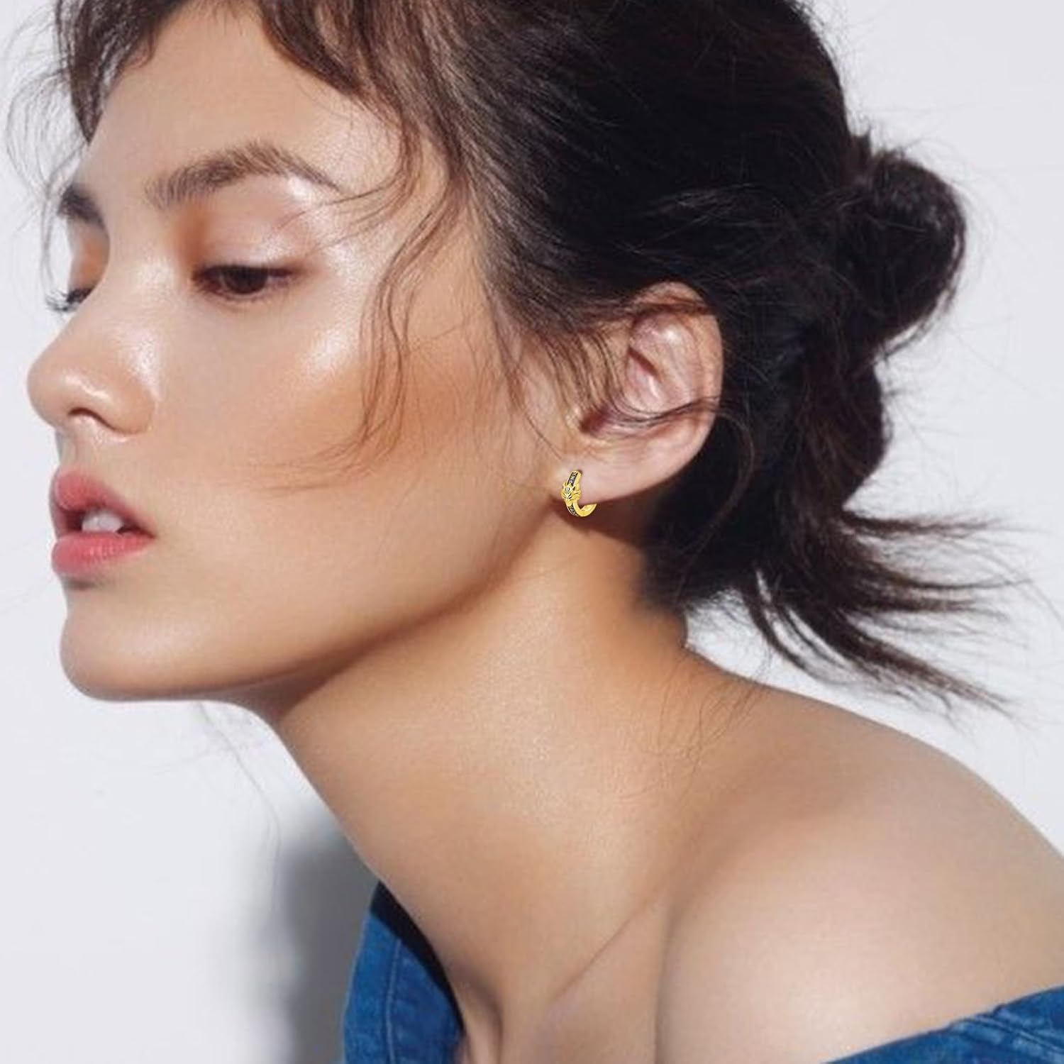 Viking Earrings 925 Sterling Silver Mjolnir/Cross/Wolf/Tree of Life/Valknut/Vegvisir Hoop Stud Earrings Abalone Crystal Jewelry for Men Women - Image 2