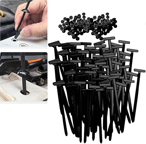 Hebilla universal de nailon para ataduras de cables, nuevo resistente soporte de bridas de cierre automático con diseño de botón de alfiler,