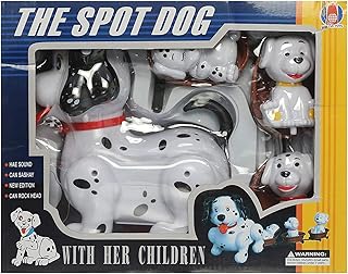 The Spot Dog With Her Children 4014, White Black