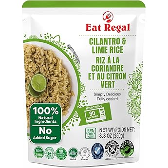 Regganic Organic Whole Grain Brown Rice Cup – 8.8 oz (Pack of 6) | Microwave in 60 Seconds | Vegan & Gluten-Free | Quick Side Dish or Easy Meal
