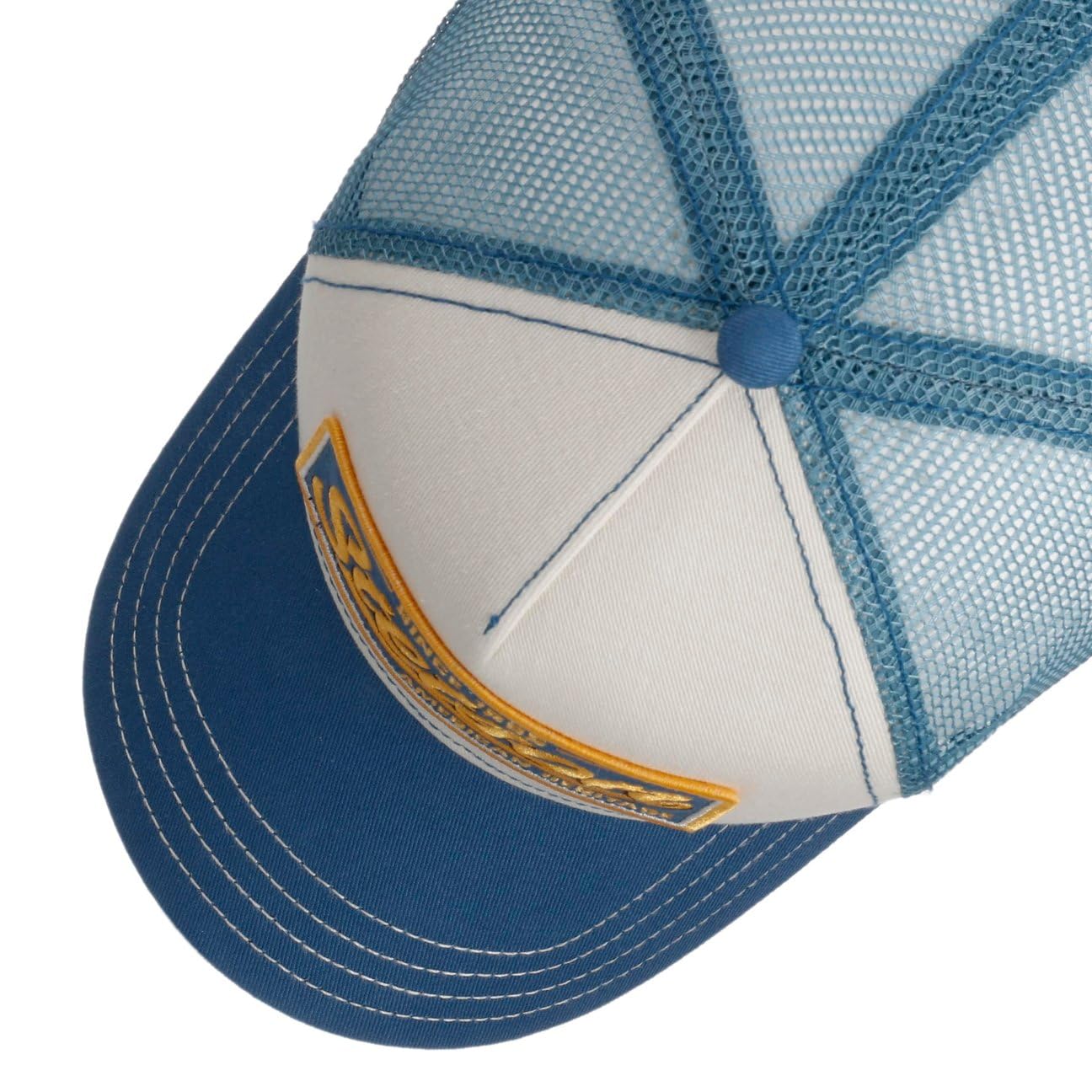 Stetson Czapka Trucker Since 1865 VintageKobiety/Mężczyźni - tirowca baseball cap z meshu Snapback, daszkiem, daszkiem wiosna-lato Lato - One Size niebieski