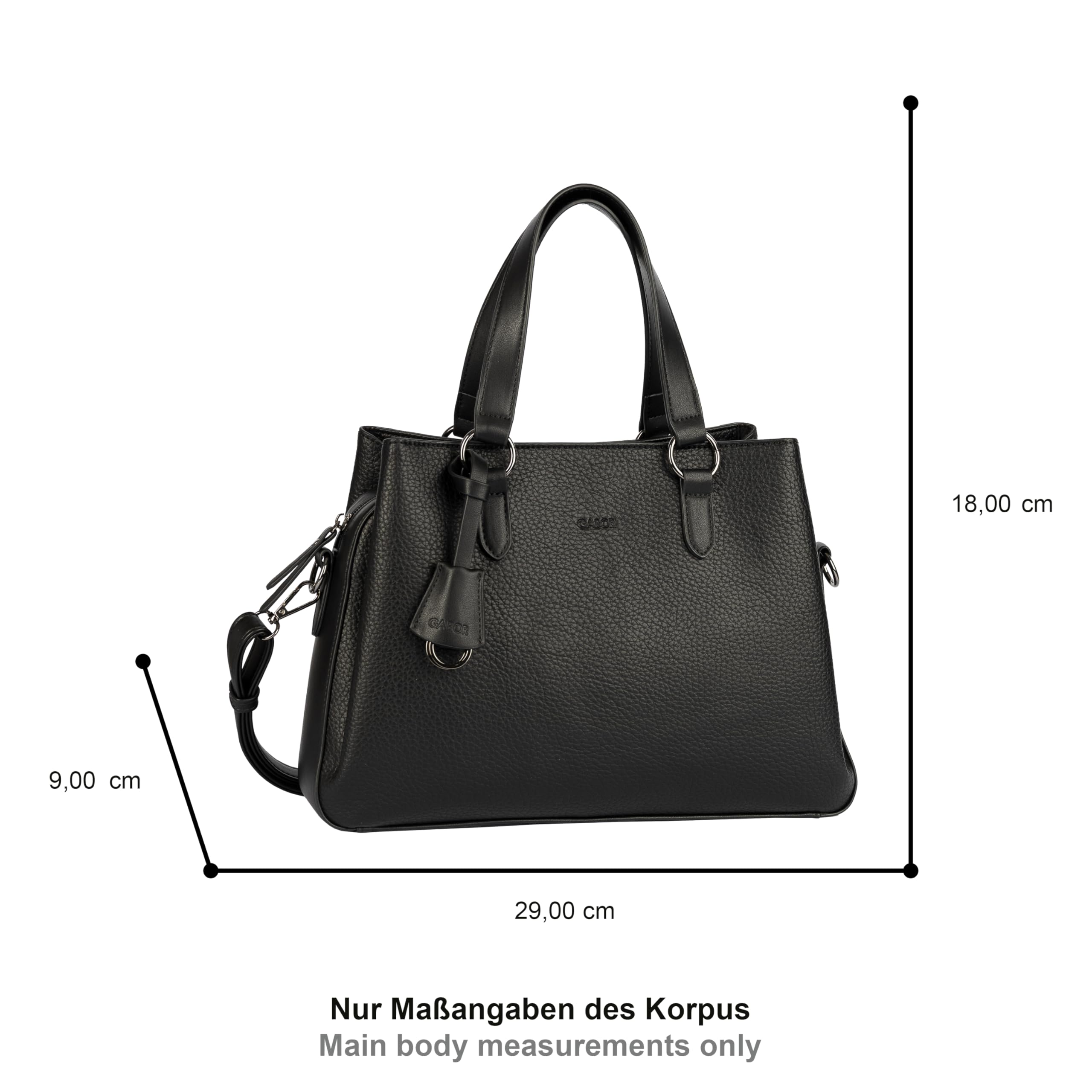 Gabor bags Kalilla Damen Shopper Umhängetasche Reißverschluss Mittelgroß