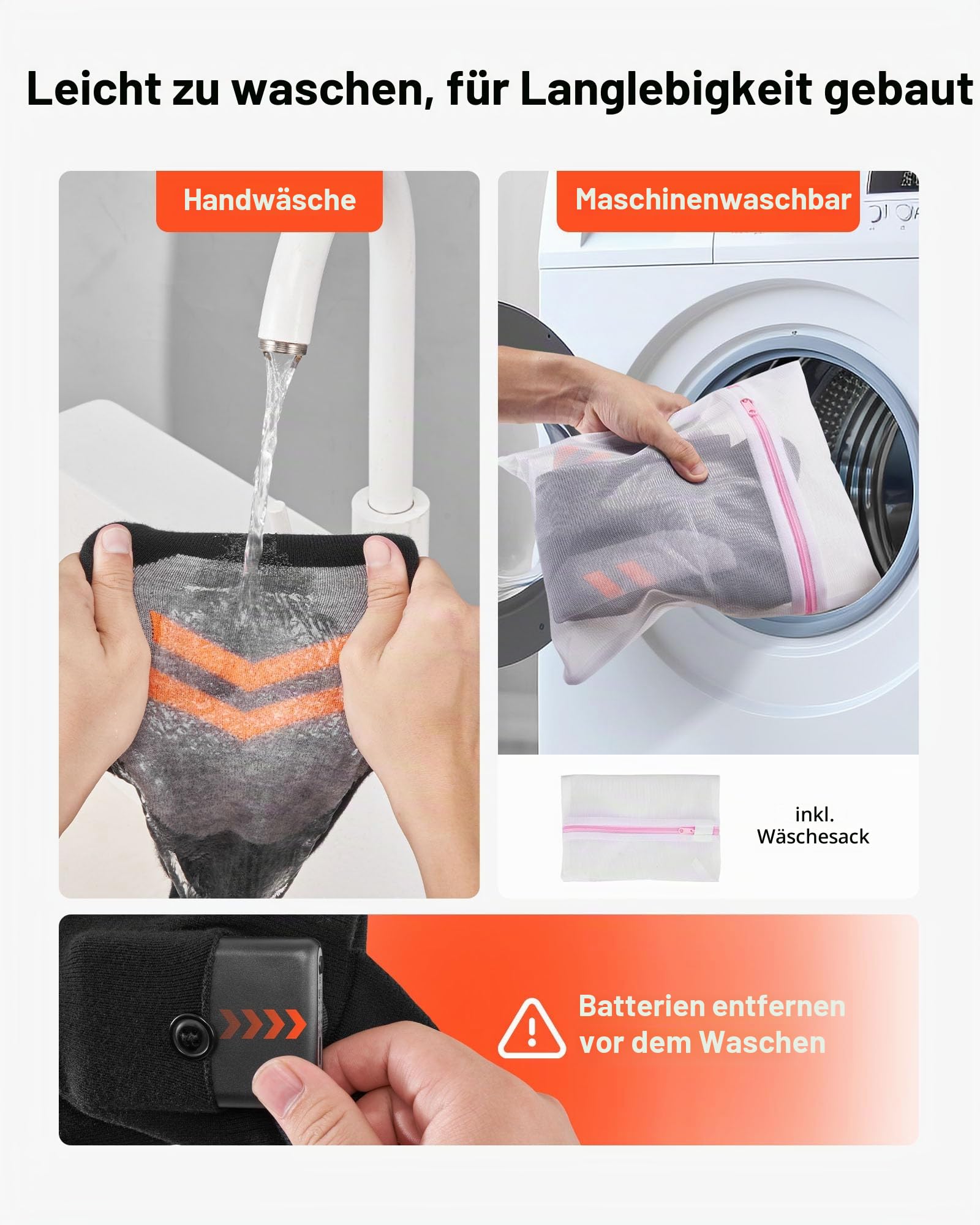 VEVOR Beheizte Socken, 5000 mAh Akku, wiederaufladbare Heizsocken mit 4 Heizstufen, elektrisch beheizte Socke mit App-Steuerung für Männer und Frauen, Fußwärmer für Jagd, Reiten, Camping, Wandern