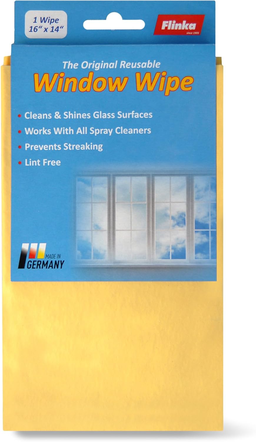 Reusable Window Wipe Set of (3) 1Pack, Wipe Size 13.8" x