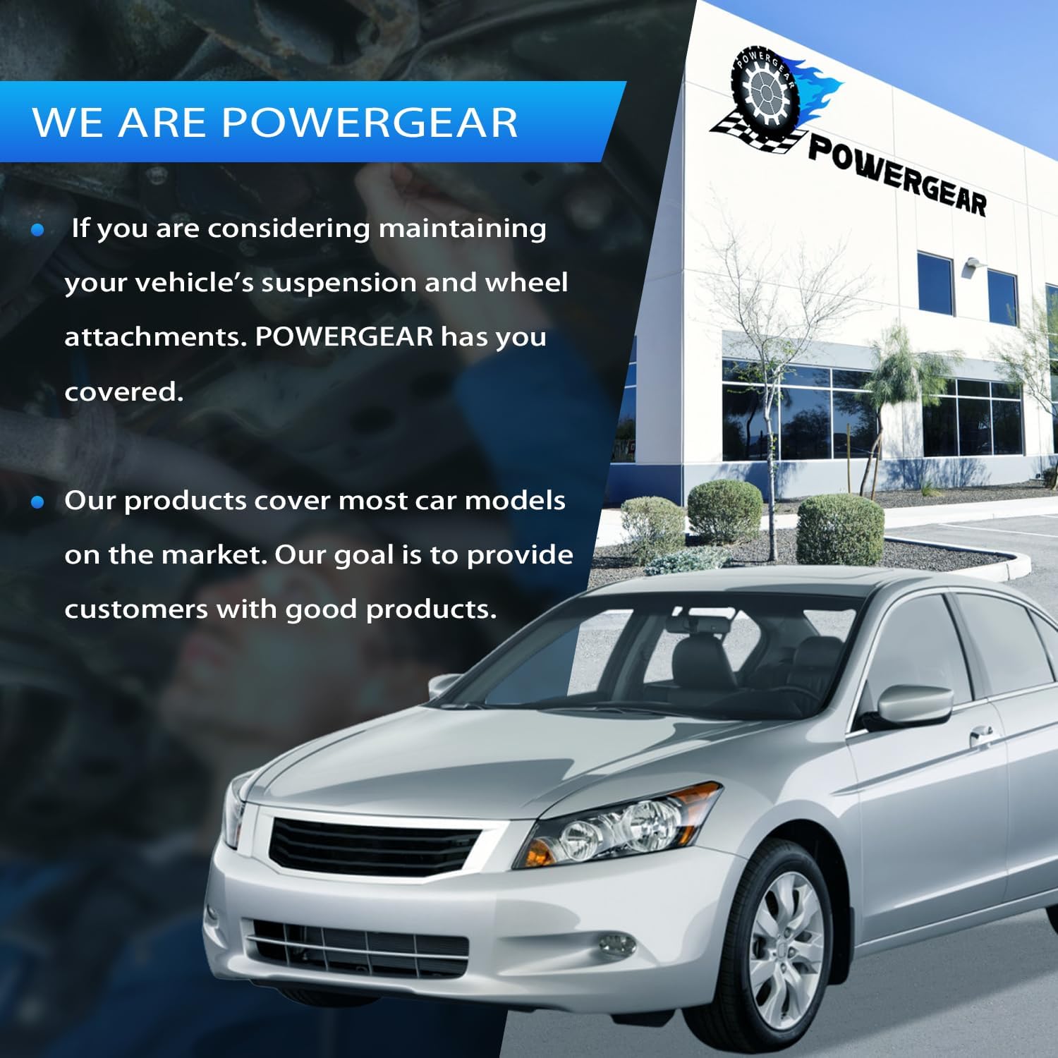 POWERGEAR Right Left Control Arms, 2Pcs Front Lower Control Arm With Ball Joint Suspension Steering Kit Compatible With 2013-2020 Ford Fusion, 2013-2020 Lincoln MKZ