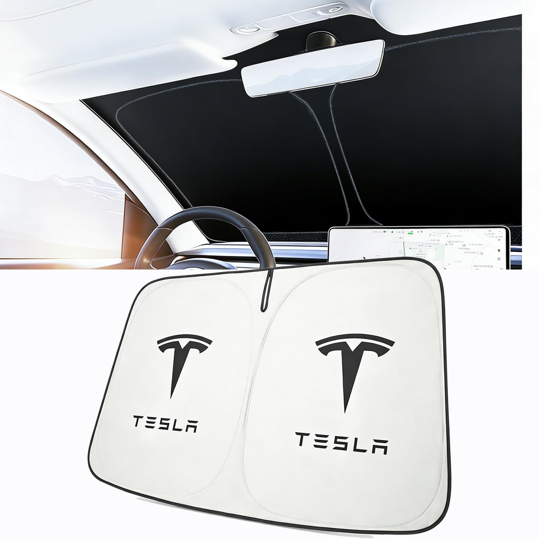 Amazon.com: Windshield Sunshade for Tesla Model 3 & Model Y