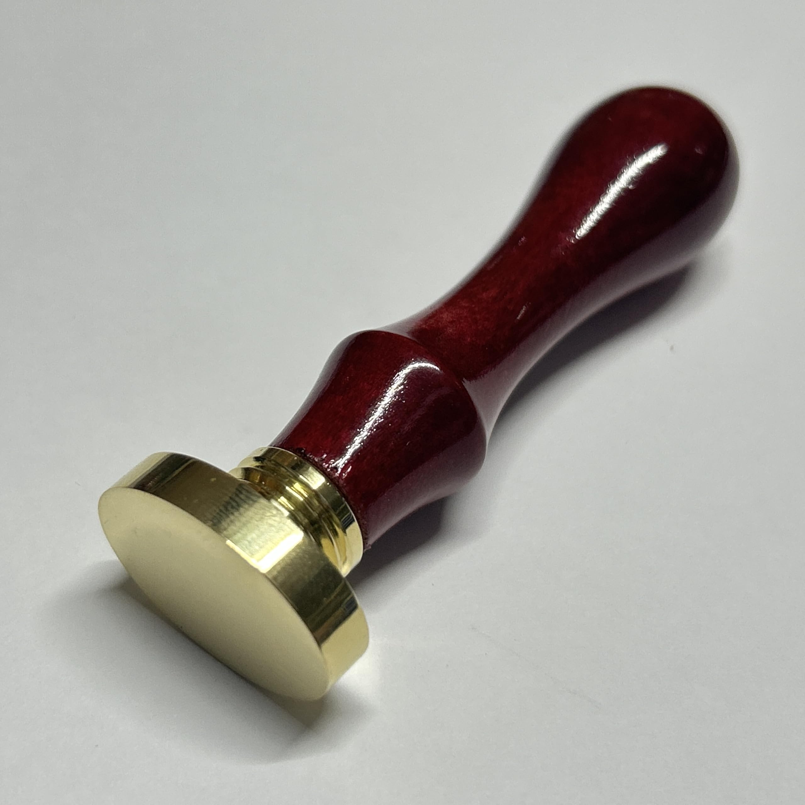 Oval Blank Wax Sealing Stamp Handle Multi-Purpose Wax Stampter White&Brass Sealing Wax Stamps for Craft Supplies (29MM) (Rose)-image-45