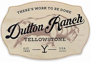 Yellowstone TV Show Dutton Ranch There's Work to Be Done Wood Wall Decor