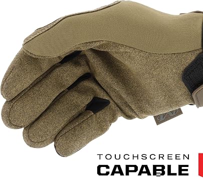 Mechanix Wear: The Original Work Glove with Secure Fit, Synthetic Leather Performance Gloves for Multi-Purpose Use, Durable, Touchscreen Capable Safety Gloves for Men (Brown, Medium)