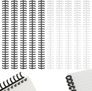 10Pcs Comb Binding Spines, Plastic Binding Combs for Binding Machine Worklion 2/5 Inch Diameter 30 Ring Binding Spines for Student Teacher Business Document File, Easy to Open Close Adding Pages