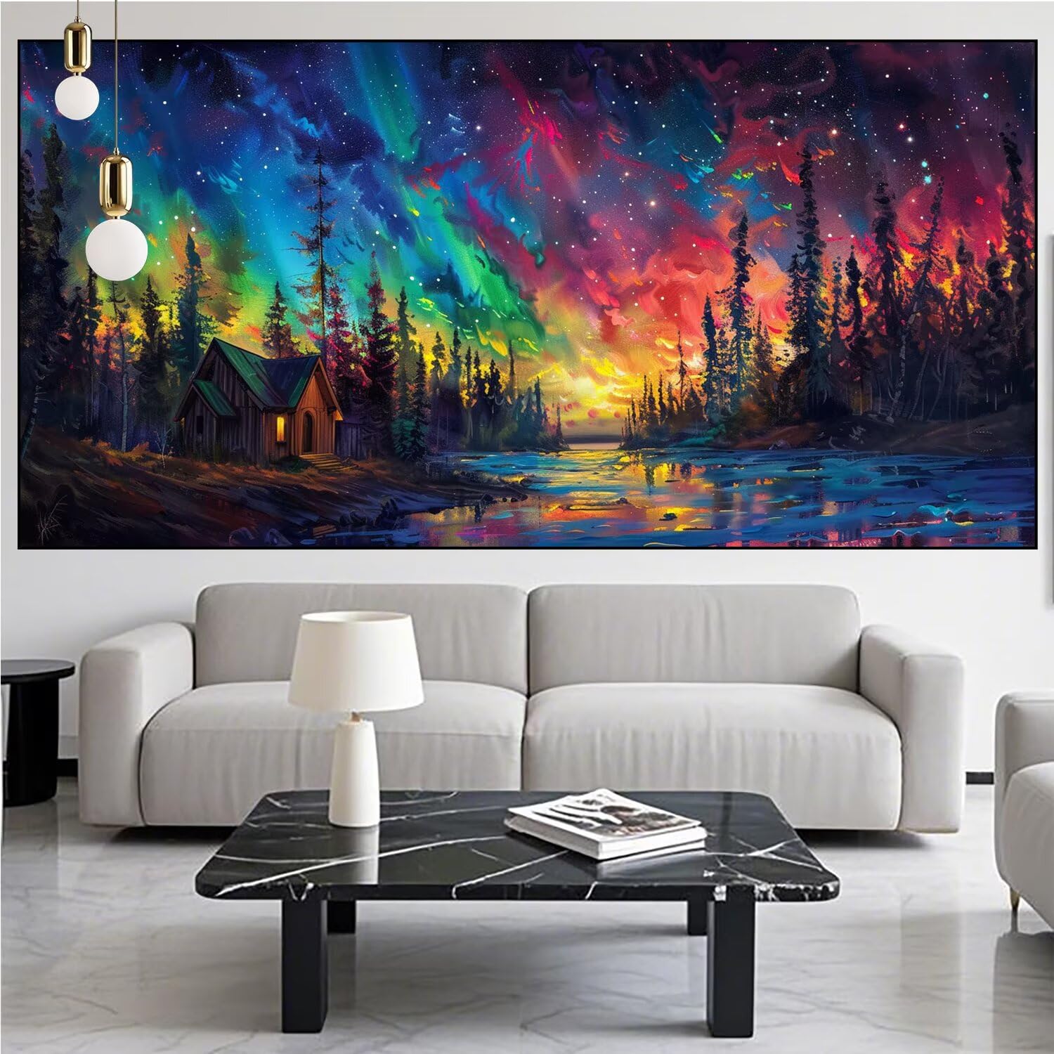 Aurora Diamond Art Forest Diamond Painting Arts and Crafts dla dorosłych, zestaw do malowania diamentami 5D, dorosłych, Crysta, haft krzyżykowy, rękodzieło, obrazy, zestaw do haftowania dla