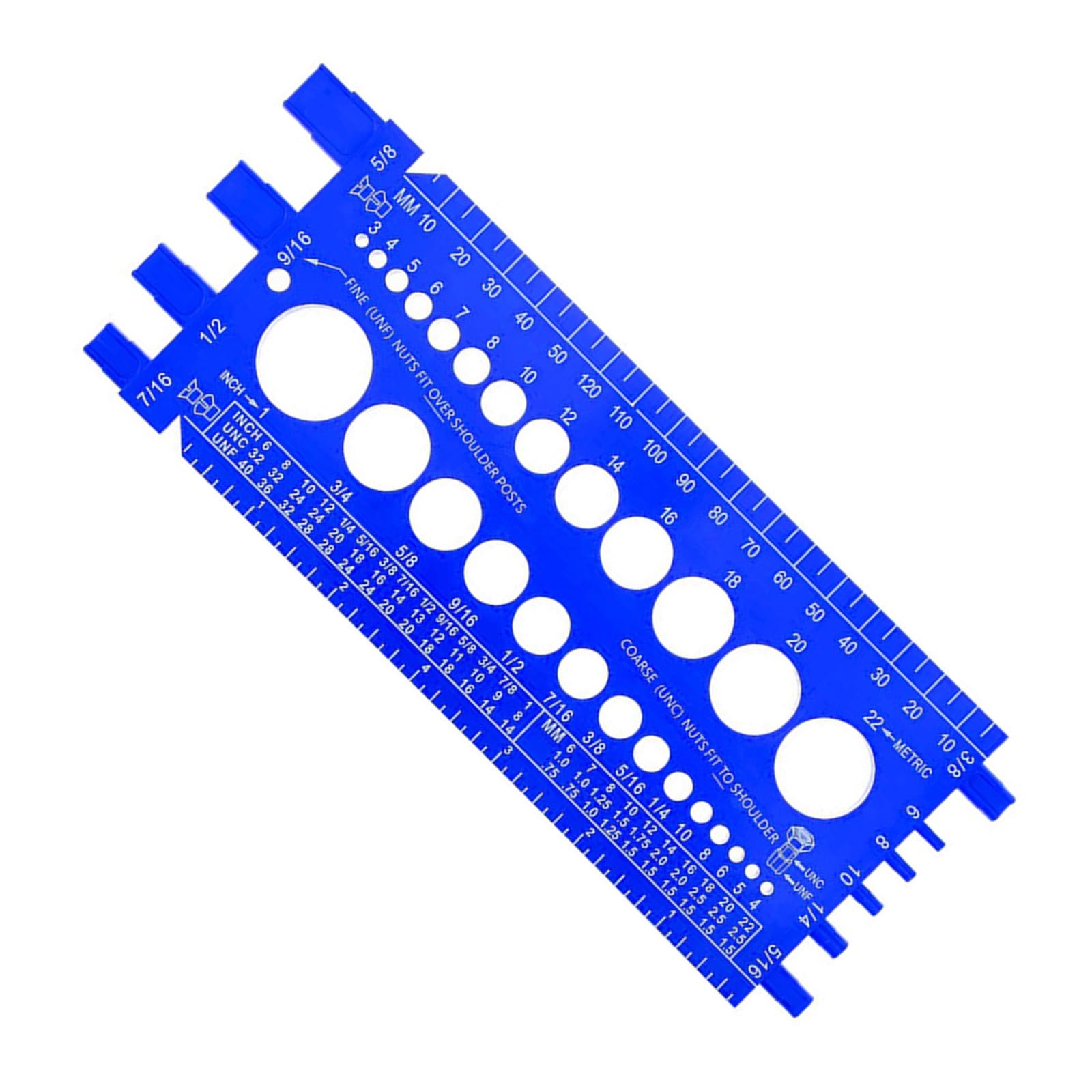 Jauge De Filetage Mesures Impériales Silverline 245110 : Outillage Pro