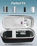 Hard Protect Case for Checkme BP2 & BP2A Bluetooth Blood Pressure Monitor for Home Use, Travel Storage Case Only, Black
