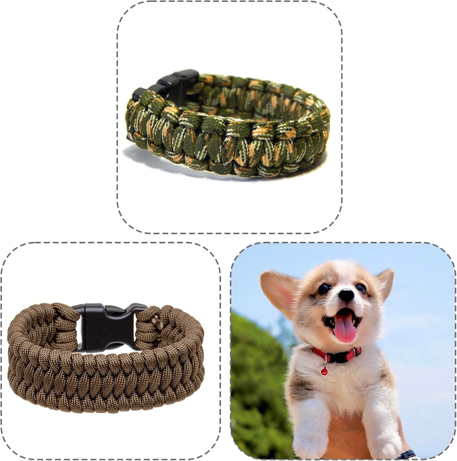 Xthrotsenk 50Pcs 3/8 Paracord Buckles Small Paracord Clips Side Release Plastic Buckles Bracelet Clasps Clips Curved Paracords Clasps Mini Paracords Accessories, Black