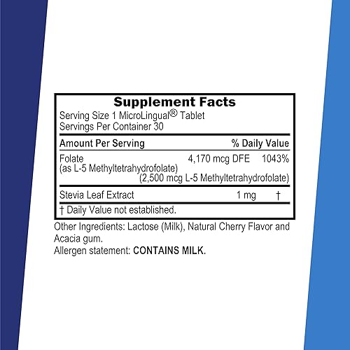 Miniatura 3 de Superior Source Folato de metilo 2,500 mcg - Suplemento de folato para mujeres y hombres - Suplemento de folato metilado que apoya el sistema