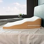 Avana Contoured Bed Wedge Support Pillow for Side Sleepers with Cool Gel Memory Foam
