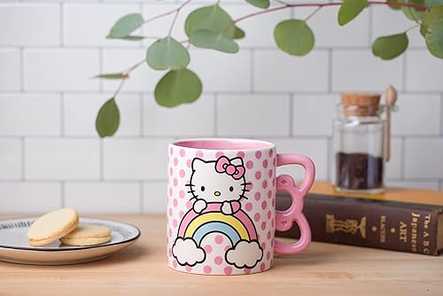 Miniatura 66 de Silver Buffalo Sanrio Hello Kitty and Friends Kuromi Poses - Taza de cerámica, 20 onzas