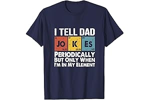 I Tell Dad Jokes Periodically Funny Father's Day Dad Joke T-Shirt