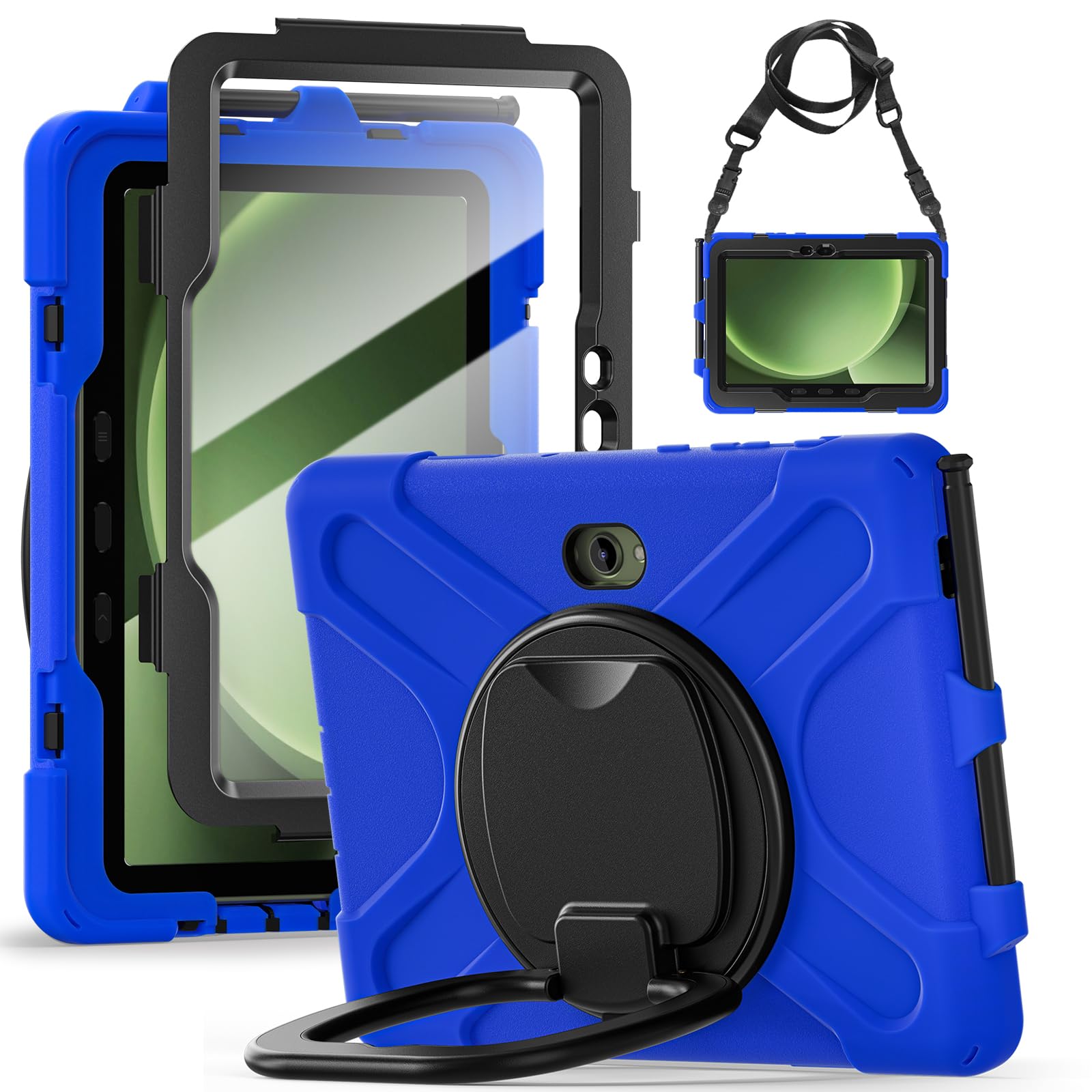Coque antichoc Tab Active4 Pro 10.1 protège écran anti casse bleu - 8