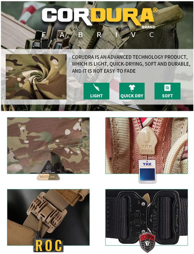 emersongear D3CT Tac Chest Vest,Tac Paintball Airsoft Lightweight Vest