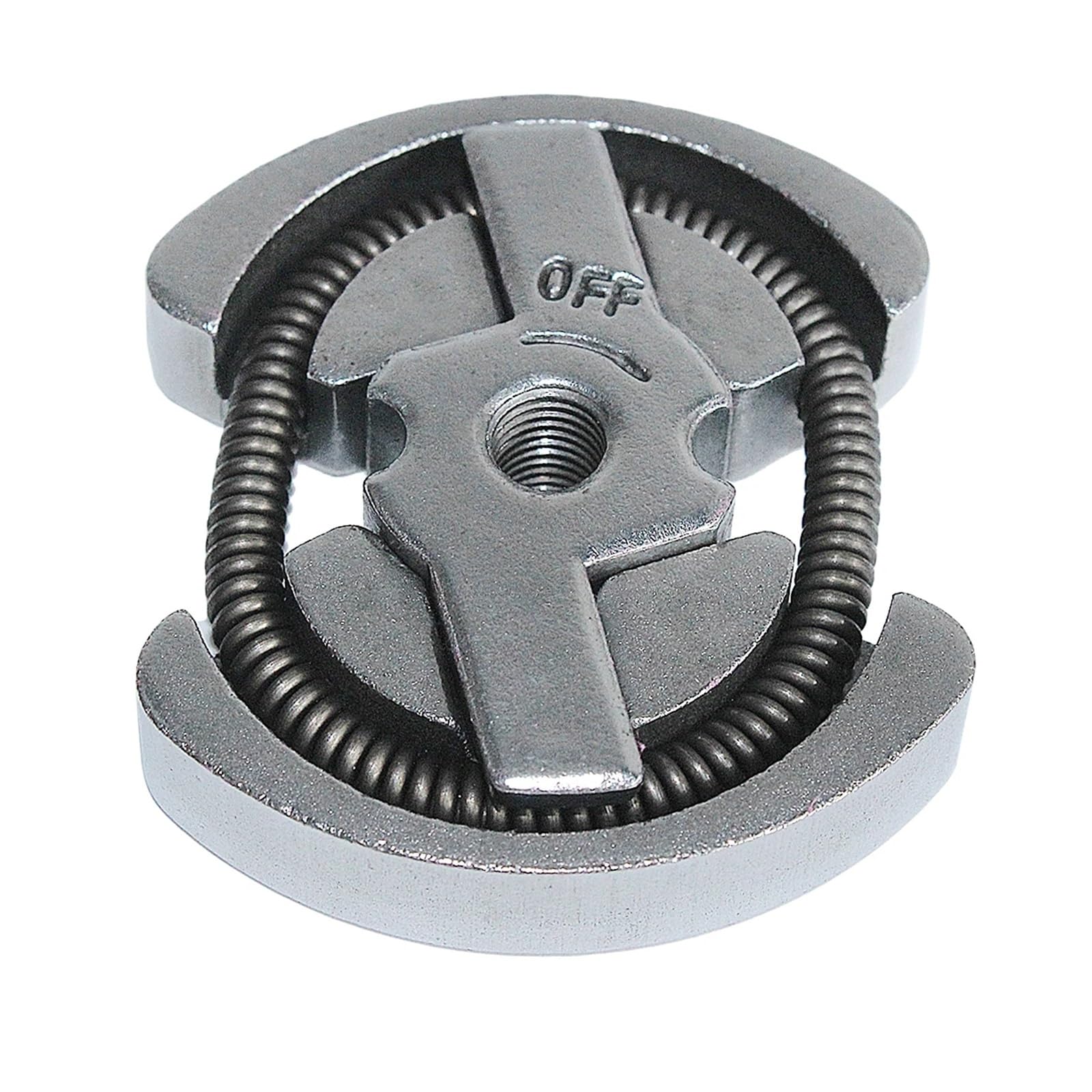 Kit de llanta de piñón de Tambor de Embrague de Repuesto 3/8/7t Compatible con motosierras 420, 390, 350, 351, 352, 370 y 371 con Sello de Aceite y Banda de Freno de Cadena.