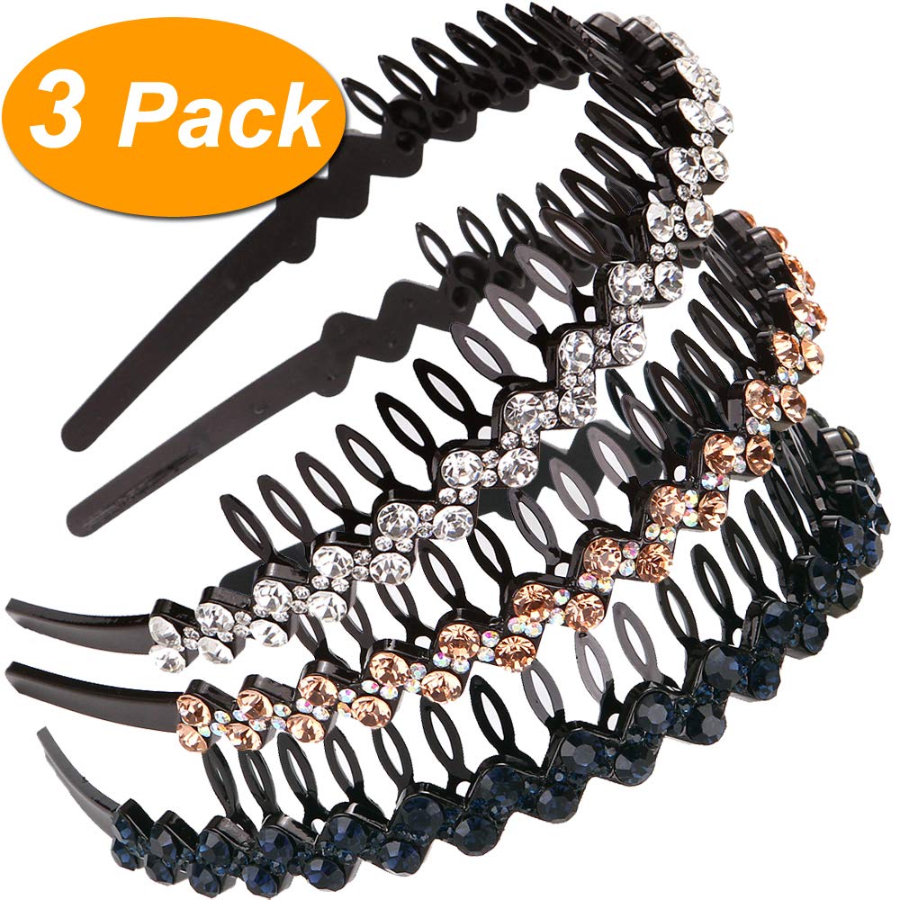 8 Cerchietti Per Capelli Donna E Ragazza: Nodo, Perle, Antiscivolo - Set Accessori Moda Regalo