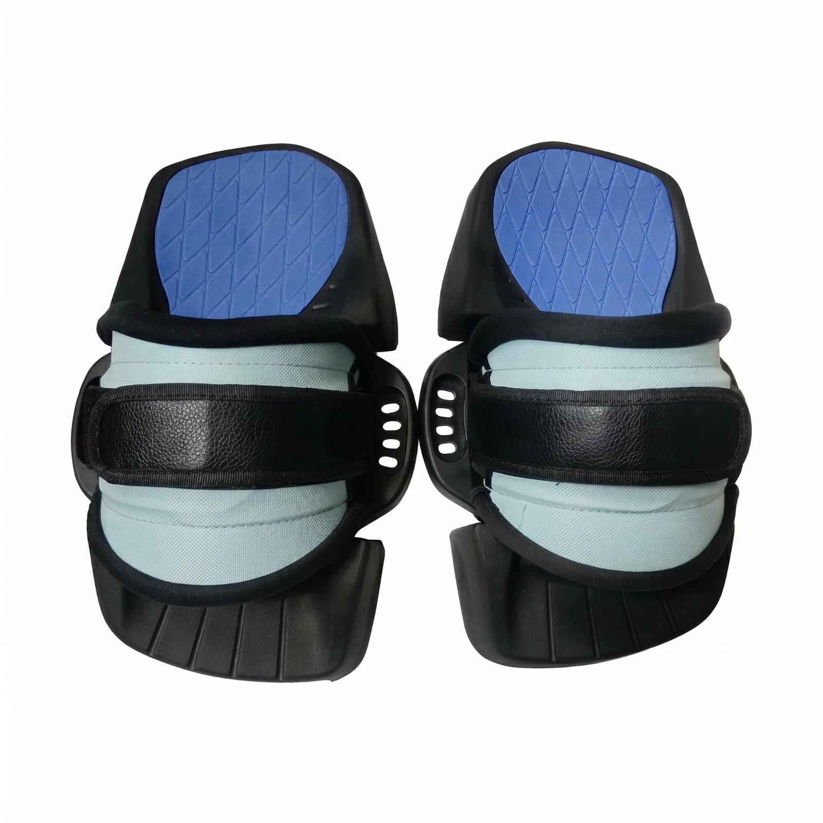 Amagogo Aquatische Fußbekleidung Board Fußschlaufen Fußstiefel Sport Bootspads Strukturierte Griffe Komfortpolster Stabiler Verschluss Robuste Formgebung für, Blue